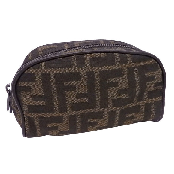 Fendi Canvas Multi-case Pouch Zucca Brown - Picture 4 of 6